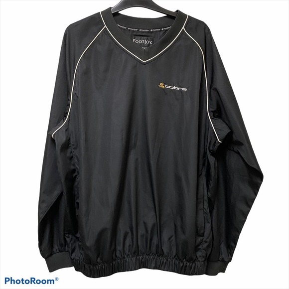 FootJoy V-Neck Golf Windbreaker Pullover Jacket M - Picture 1 of 5